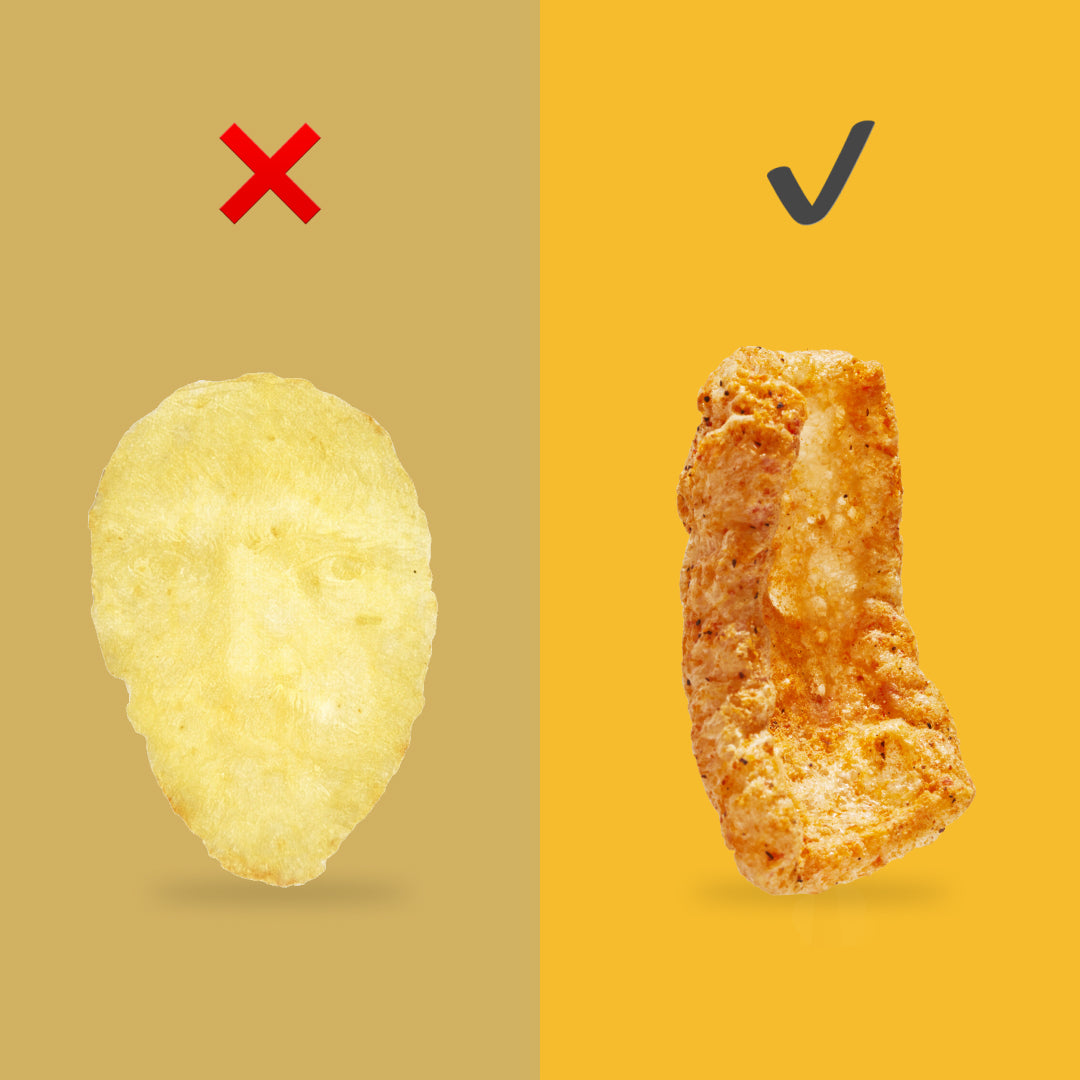 Pork Rinds vs. Potato Chips
