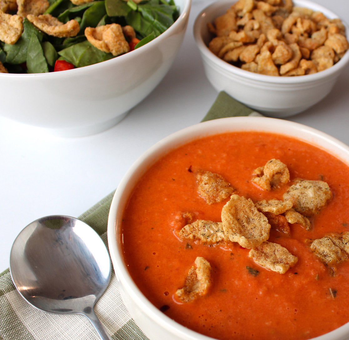 Creamy Keto Tomato Soup with KRUTONES® Recipe