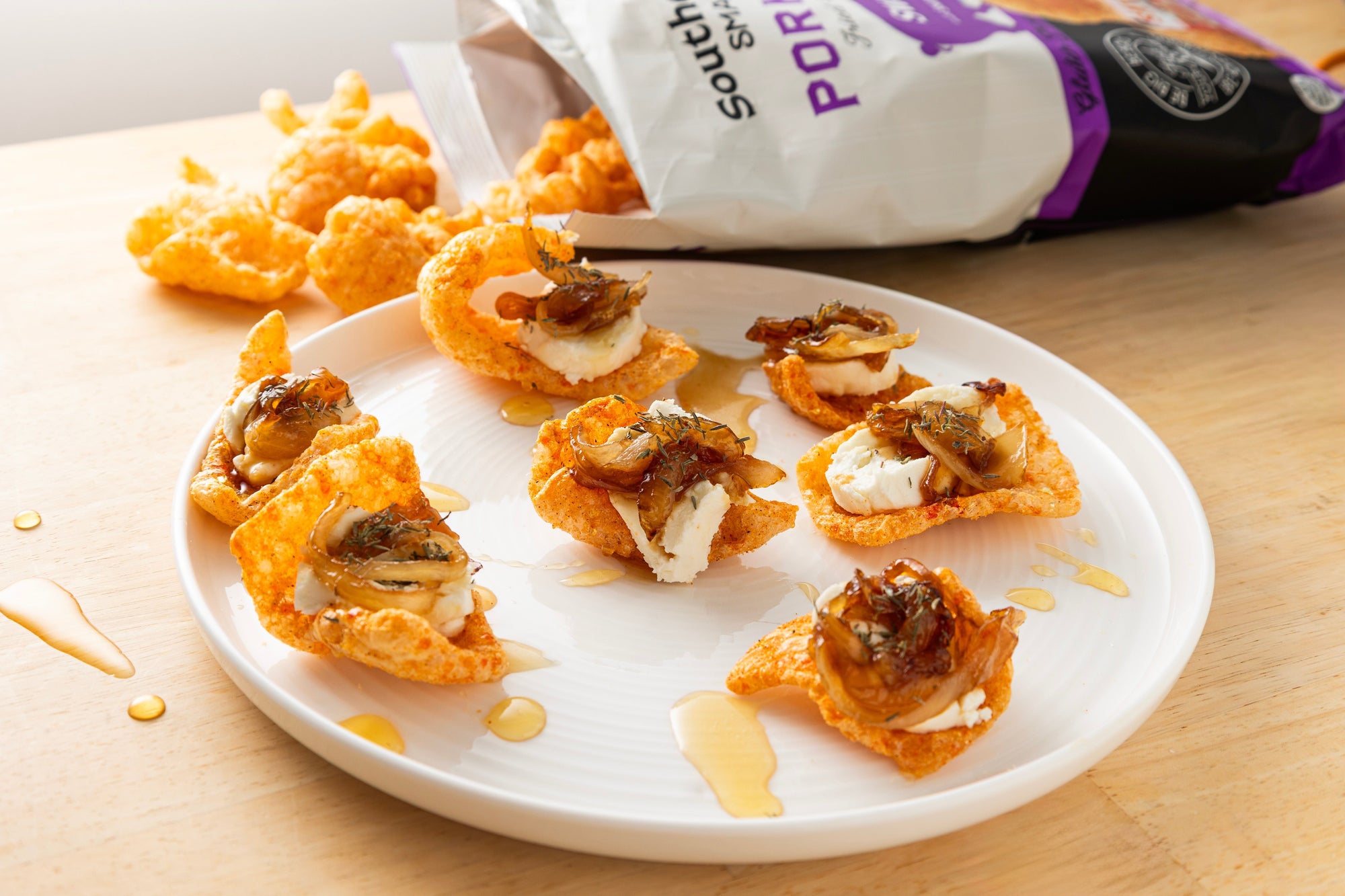 Pork Rind Crostini