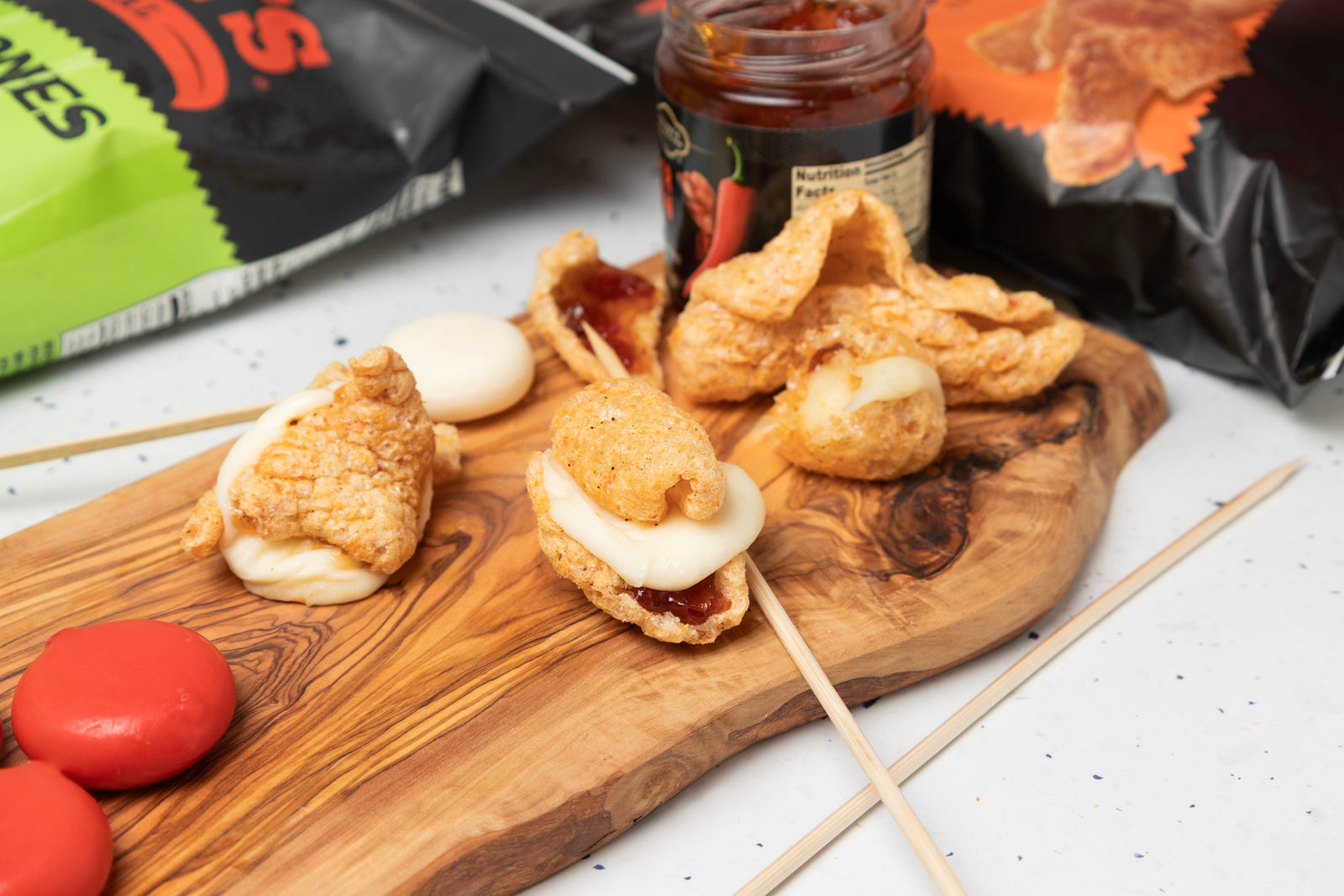 Savory Pork Rind S'mores