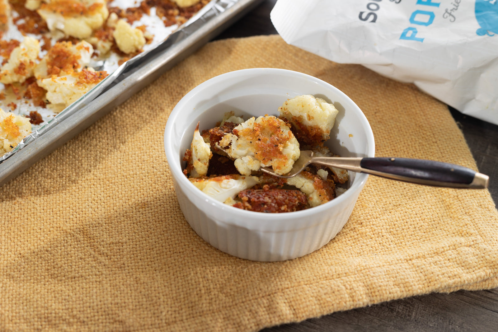 Pork Rind Crusted Cauliflower