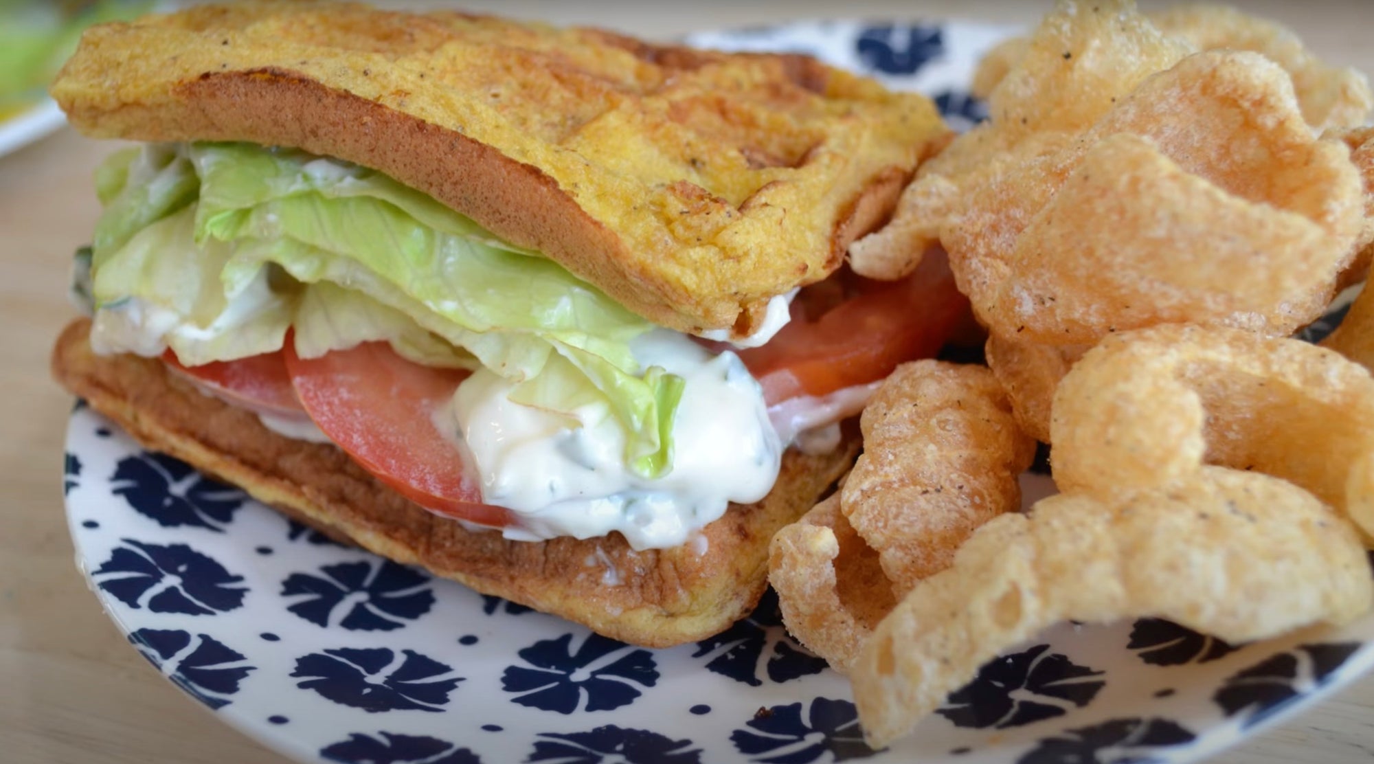 The Ultimate Low Carb Keto BLT Chaffle Sandwich
