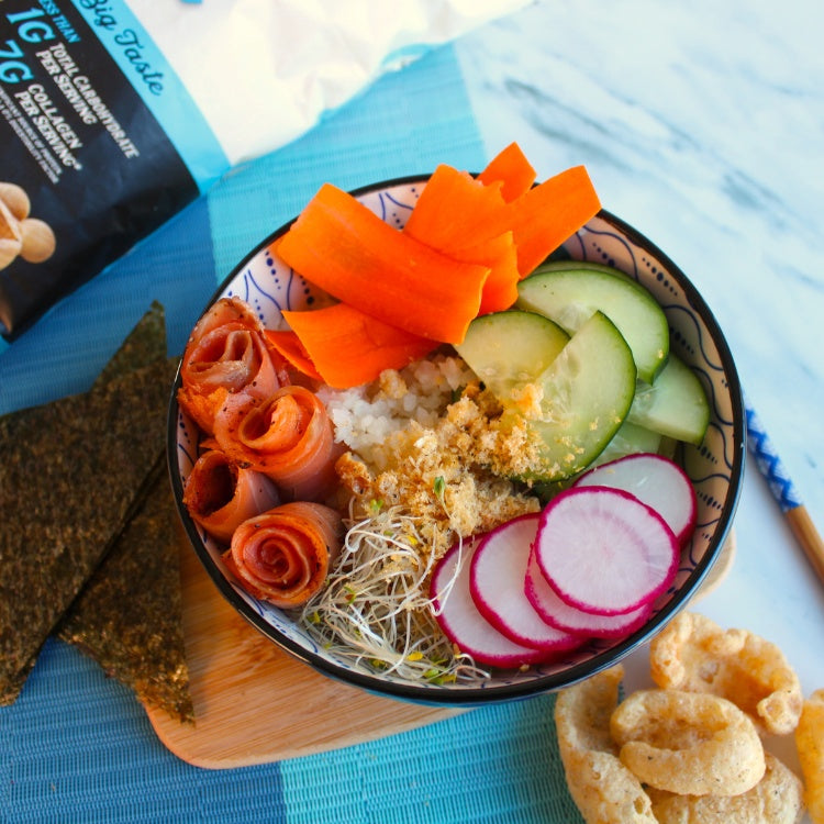 Pork Rind-Powered Keto Sushi Bowl: Your New Low-Carb Favorite!