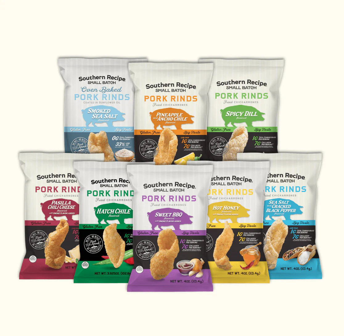 FREE Ultimate Pork Rind Sampler - Ships separately. Please check email after purchase to complete your order.