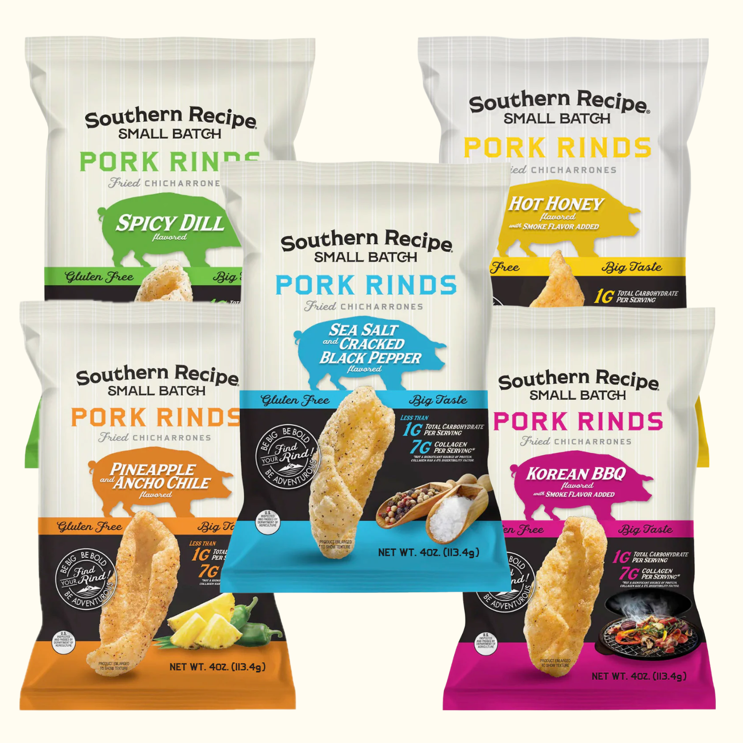 Gourmet Pork Rind Sampler