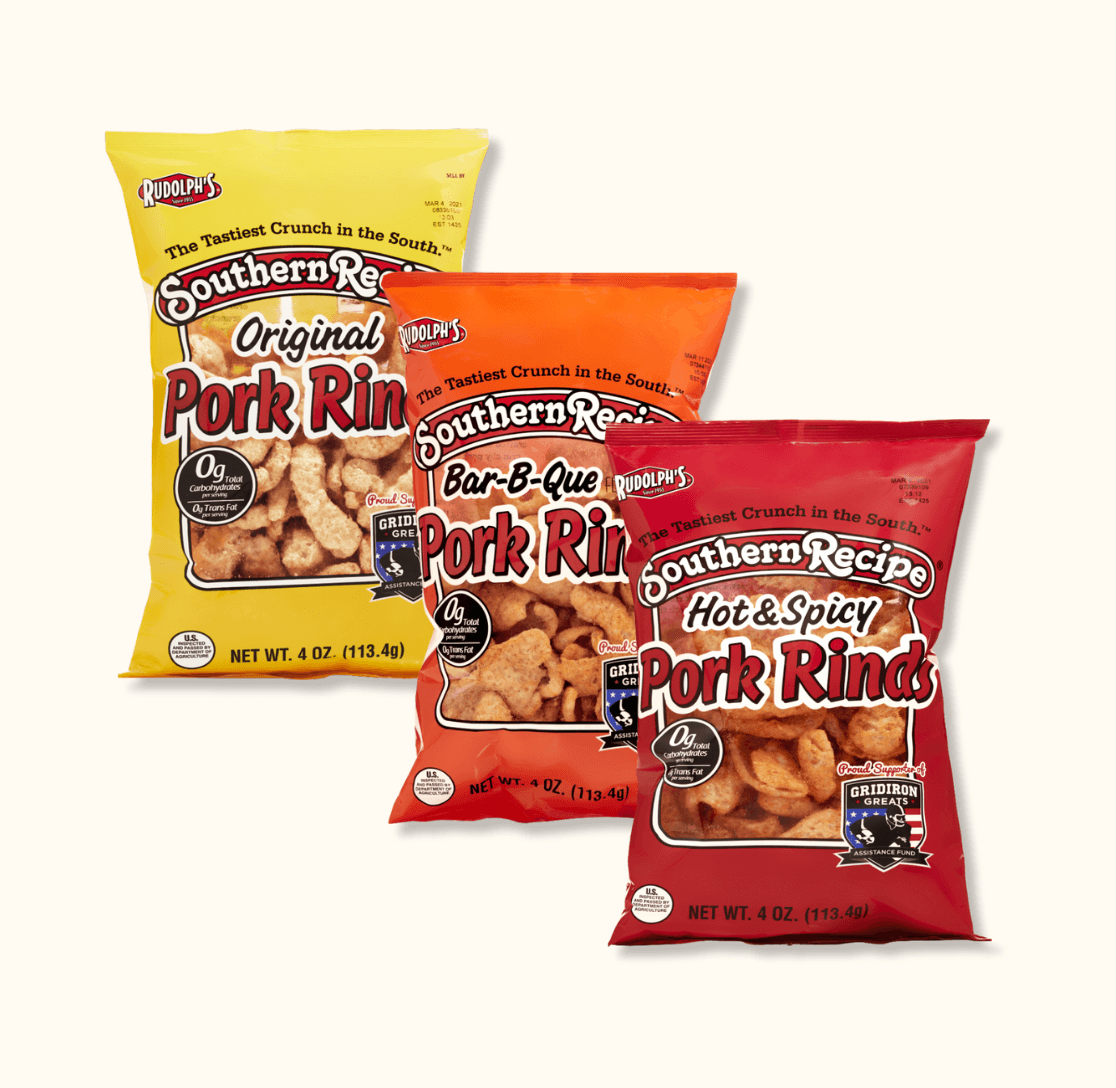 Mukthar Rind Rind Classic Pork Rind Variety Pack | Chicharrones - PorkRinds.com