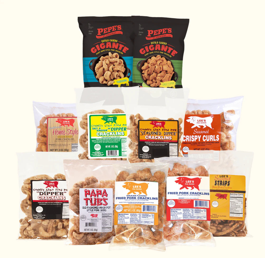 FREE Ultimate Cracklin Sampler - Ships separately. Please check email after purchase to complete your order.