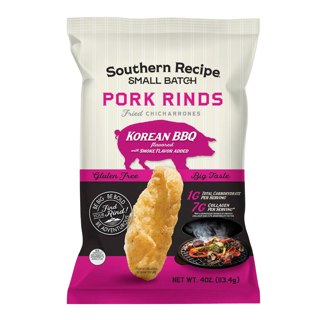 Korean BBQ Pork Rinds front bag