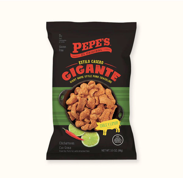 Chile & Lime Gigante Cracklins Pepe's El Original