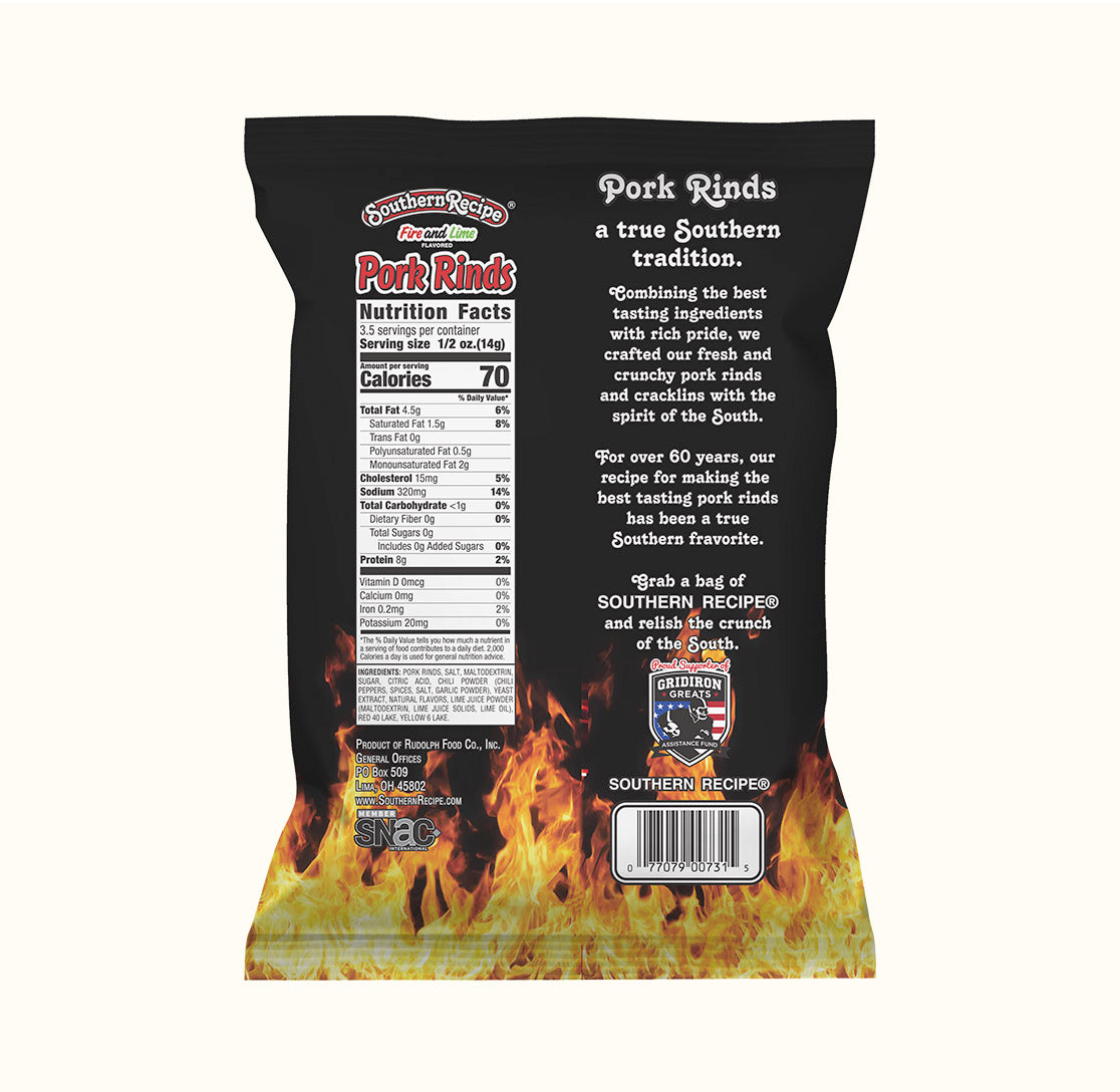 Fire & Lime Pork Rinds | Southern Recipe - PorkRinds.com