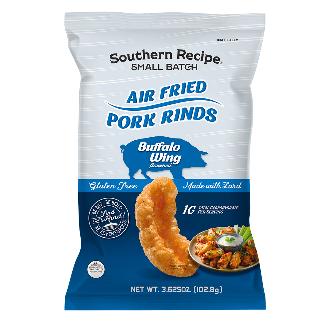 Air Fried Buffalo Wing Pork Rinds