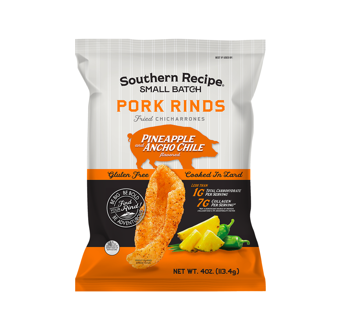 Pineapple & Ancho Chile Pork Rinds