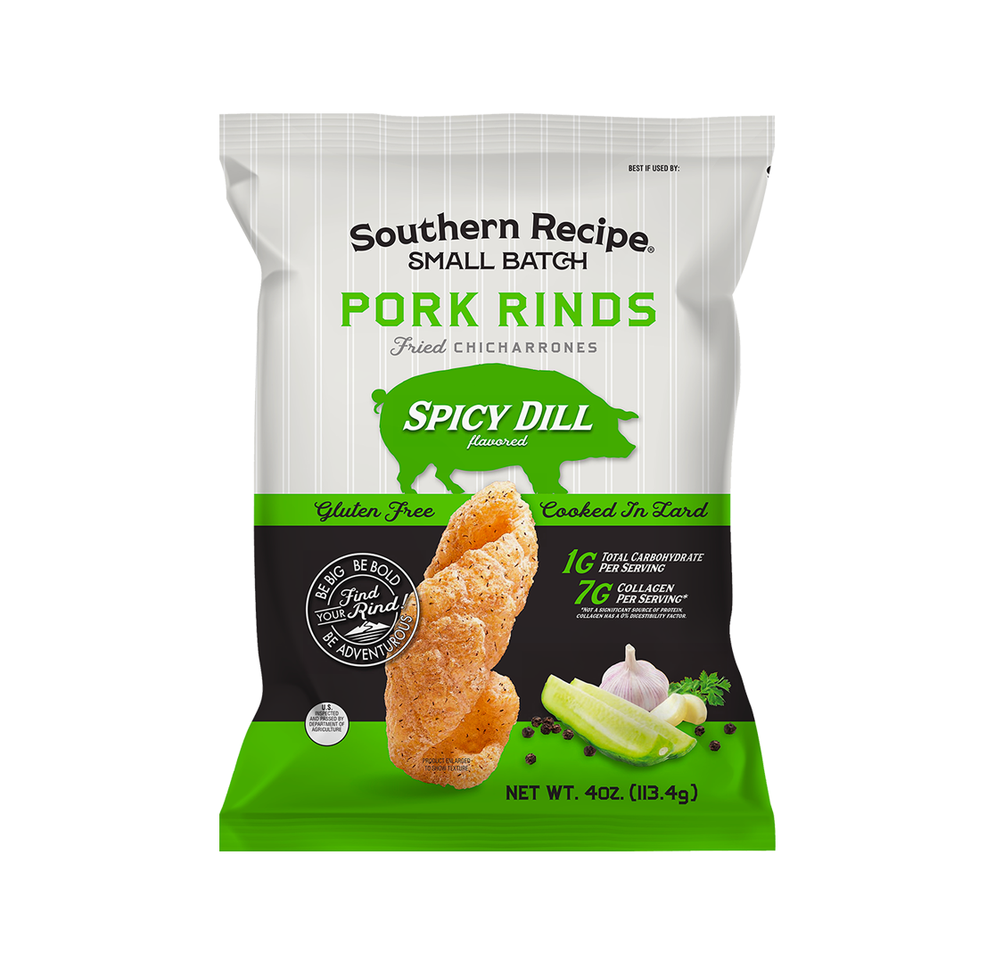 Spicy Dill Pork Rinds