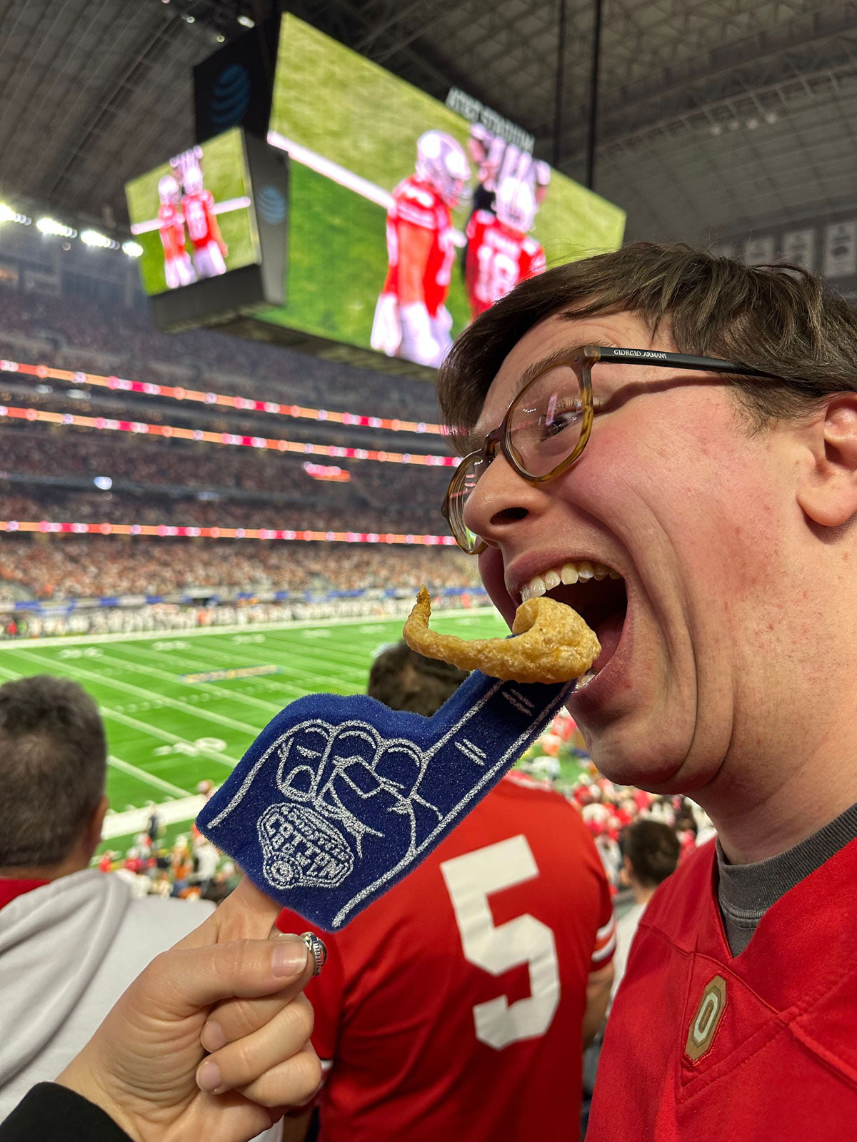 pork rinds and football