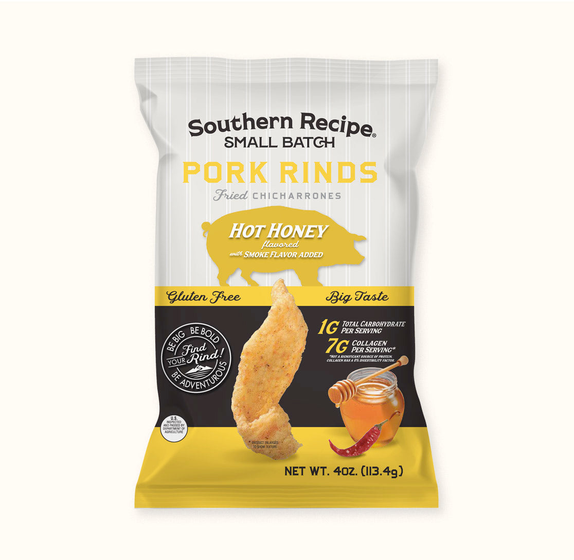 Hot Honey Dessert Pork Rinds Southern Recipe 2733