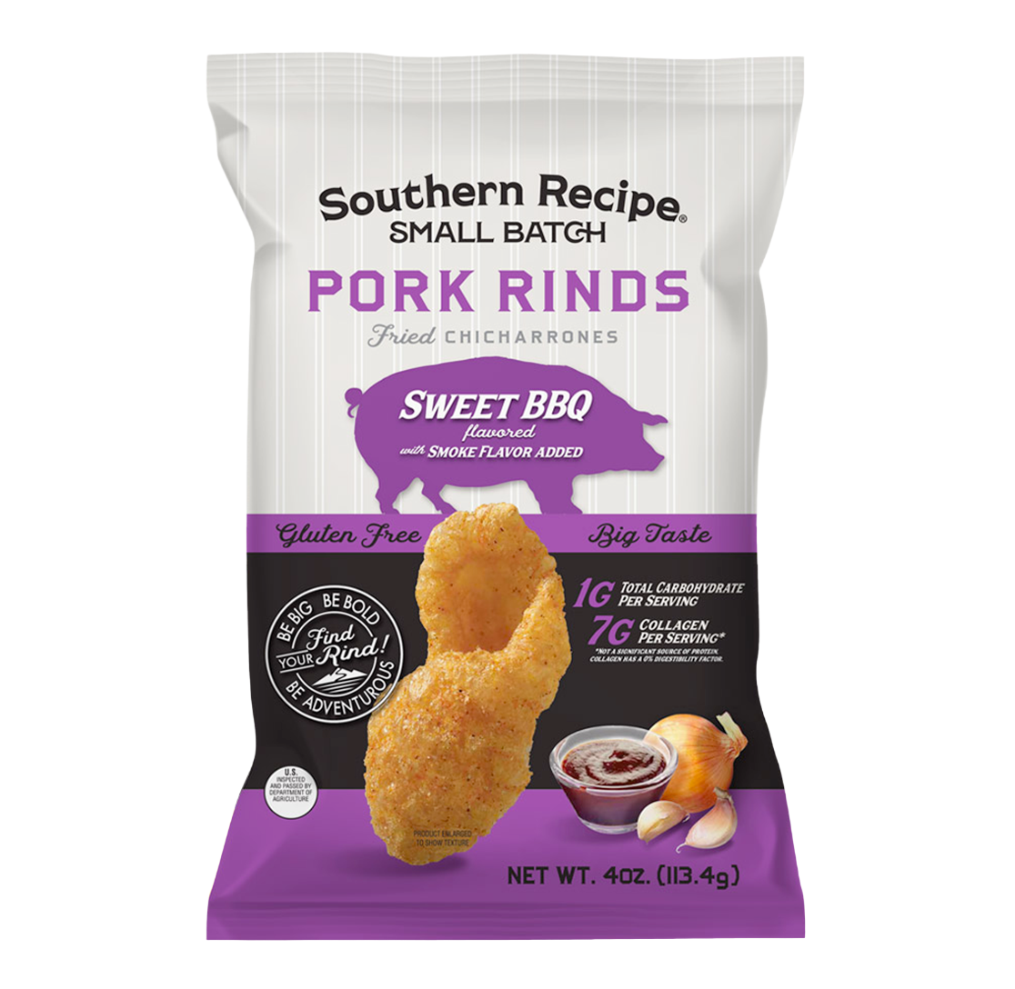 Sweet BBQ Pork Rinds front bag