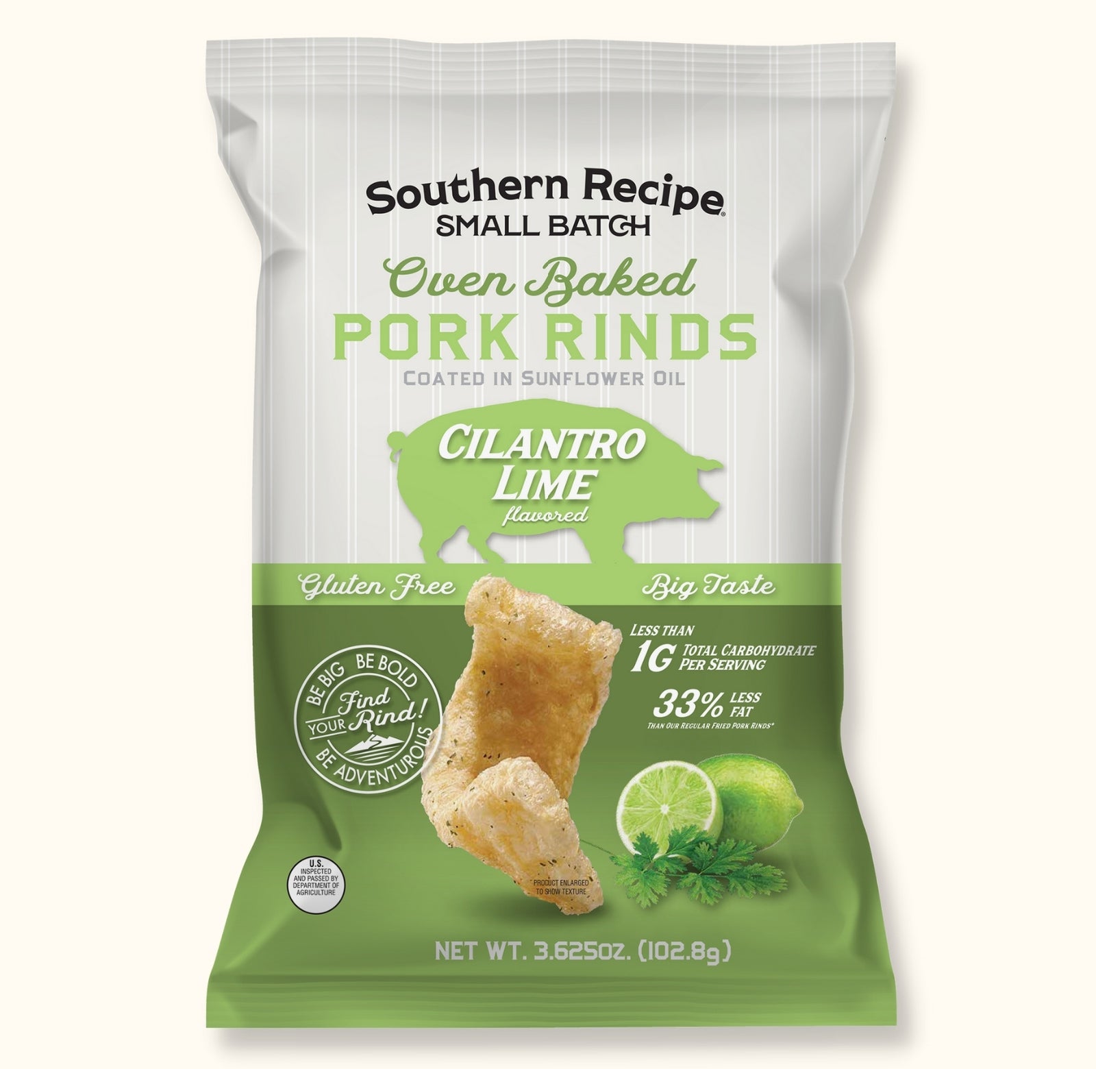 Cilantro Lime Baked Pork Rinds