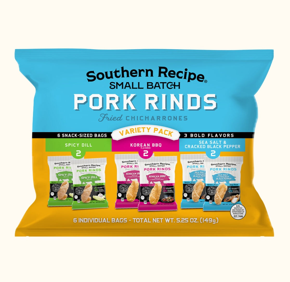 Single Serving Pork Rind Sampler