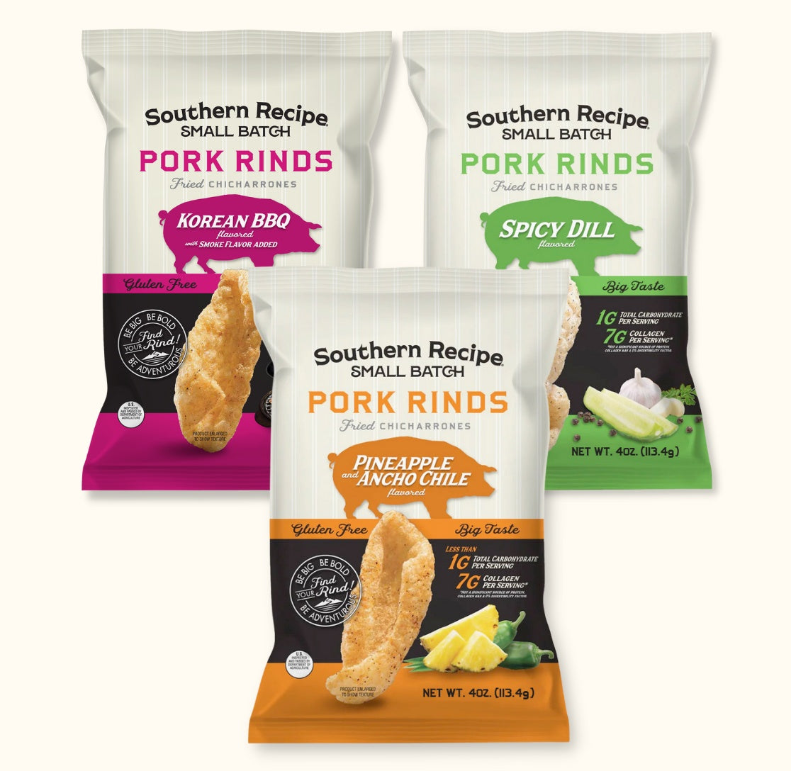 Slightly Spicy Pork Rind Sampler