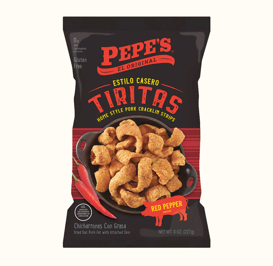 Family Size Red Pepper Tiritas Cracklins