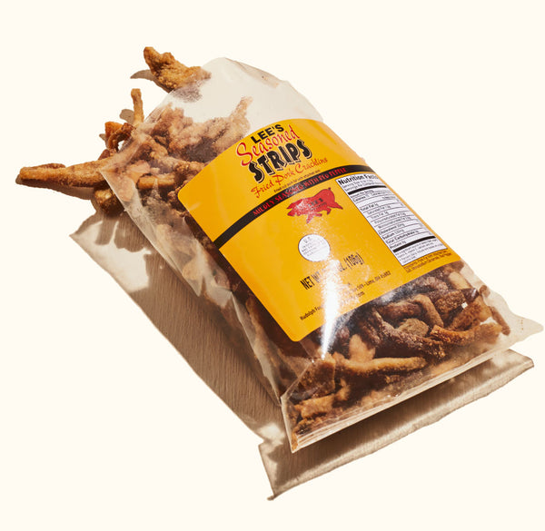 Red Pepper Fried Pork Cracklin Strips Lee's