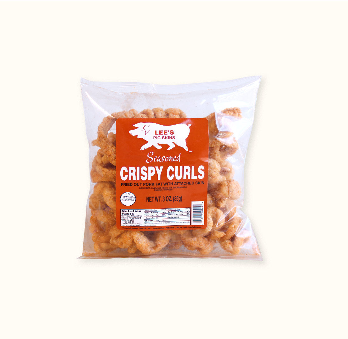 Seasoned Crispy Curls Cracklins