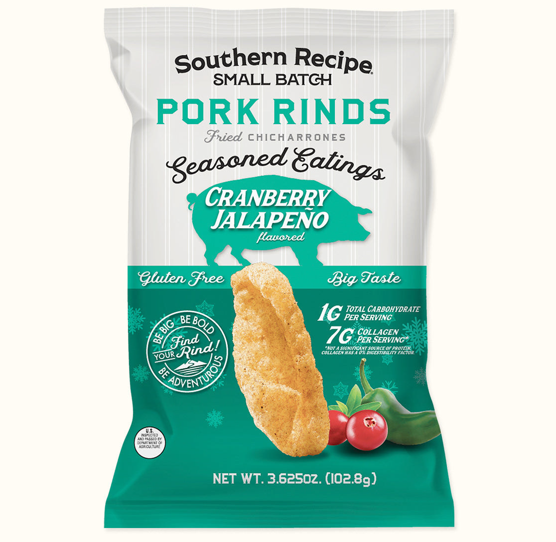 Cranberry Jalapeño Dessert Pork Rinds