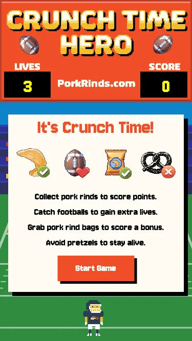 Pixel-art football game preview
